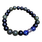 Rák férfi ásvány karkötő