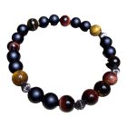 Oroszlán férfi ásvány karkötő