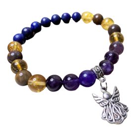 Szűz férfi ásvány karkötő