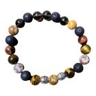 Skorpió férfi ásvány karkötő