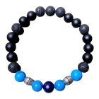 Nyilas férfi ásvány karkötő