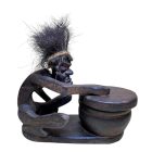 Woodoo Hangos Szobor