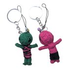 Szentelt woodoo baba kulcstartó