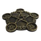 Pentagramos gyertyatartó