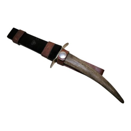 Athame bőr tartóval