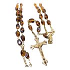 Rózsafüzér barna köves