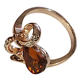 Barna köves gyűrű