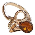 Barna köves gyűrű