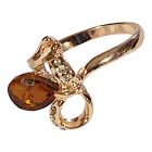 Barna köves gyűrű