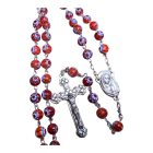 Virágmintás Gyöngy Rózsafüzér