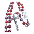 Virágmintás Gyöngy Rózsafüzér