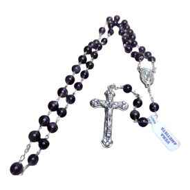 Ametiszt ásvány rózsafüzér