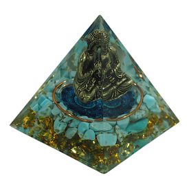 Buddhás orgonit piramis