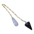 Boszorkány inga ametiszt és rózsakvarc