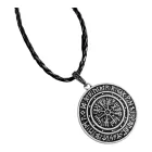 Vegvisir nyaklánc rúnákkal