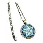 Védelmi pentagram amulett lánc