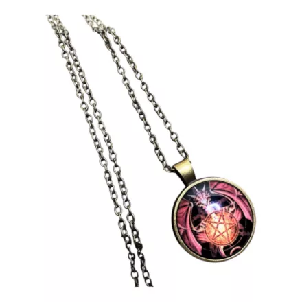 Védelmi pentagram sárkány amulett