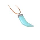 Ásvány Nyaklánc Bőrszíjjal