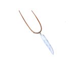 Ásvány Nyaklánc Bőrszíjjal