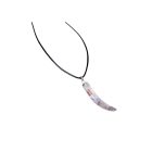 Ásvány Nyaklánc Bőrszíjjal