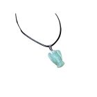 Ásvány Nyaklánc Bőrszíjjal