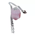 Bevonzó rózsakvarc amulett