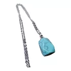 Bevonzó türkiz amulett ezüst lánccal