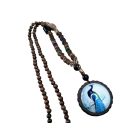 Fa Mala Nyaklánc Páva Medállal