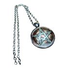 Védelmi pentagram amulett lánc
