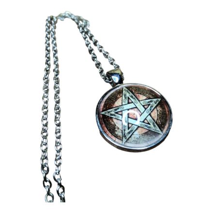 Védelmi Pentagram Amulett Lánc