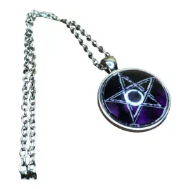 Védelmi pentagram amulett lánc