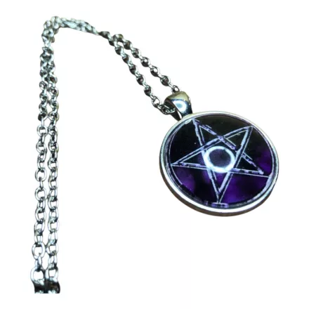 Védelmi pentagram amulett lánc