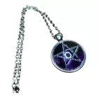Védelmi pentagram amulett lánc