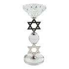 Zsidó  csiszolt gyertyatartó