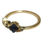 Apró strasszos gyűrű