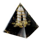 Orgonit piramis fekete