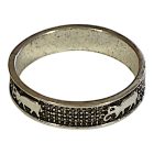 Karikagyűrű szarvas mintával