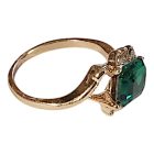 Zöld köves gyűrű