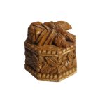 Faragott makkos rózsás dobozka