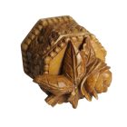 Faragott makkos rózsás dobozka