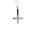 Fordított kereszt nyaklánc ezüst