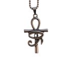Hórusz szeme nyaklánc ankh kereszttel
