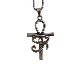 Hórusz szeme nyaklánc ankh kereszttel