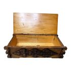 Faragott fa dobozka