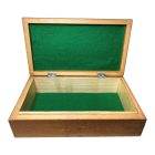 Virágmintás fa dobozka