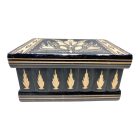 Titokzáras antik fa dobozka