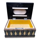 Titokzáras antik fa dobozka