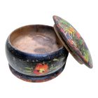 Antik mintás fa szelence