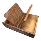 Dombornyomásos Antik Fa dobozka