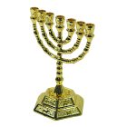 Menóra aranyszínű